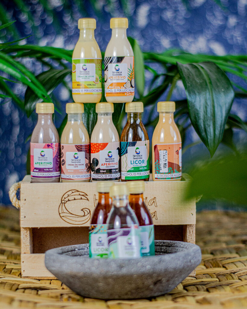 Colombian herbal liqueur with herbs and aromatic spices
